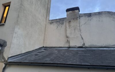 bande à solin  – reprise étanchéité sur mur mitoyen